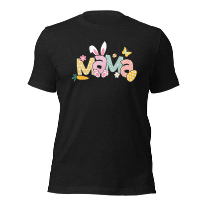 Mama Bunny Easter Women's Dark T-Shirt Gift For Mom