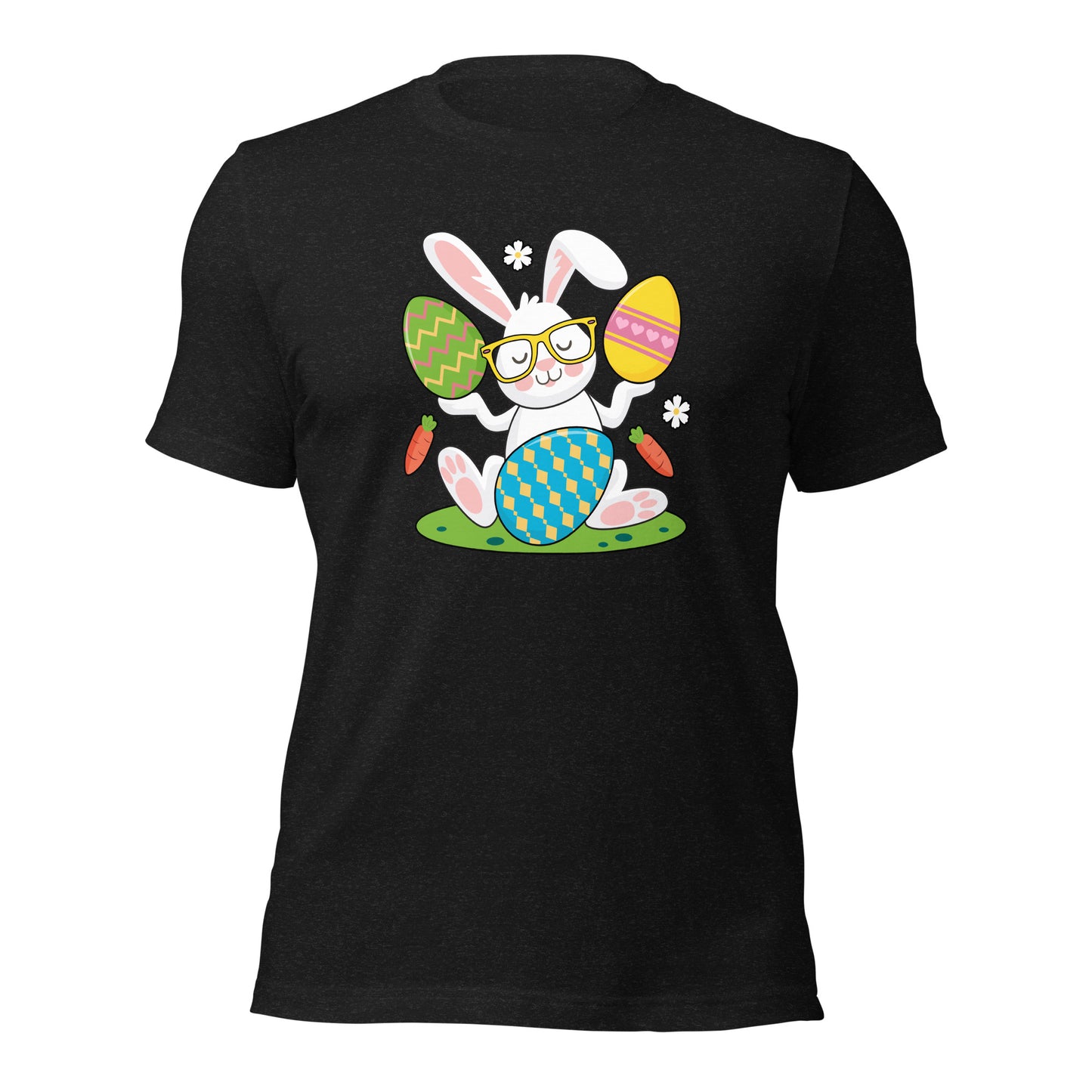 Cute Easter Bunny Unisex Shirt For All Ages Dark Shirt