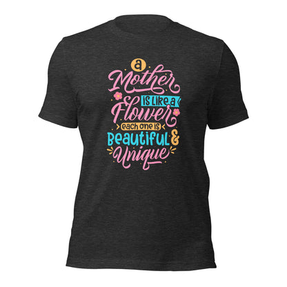 Mother's Day A Mother Is Like A Flower Unisex Dark Shirt