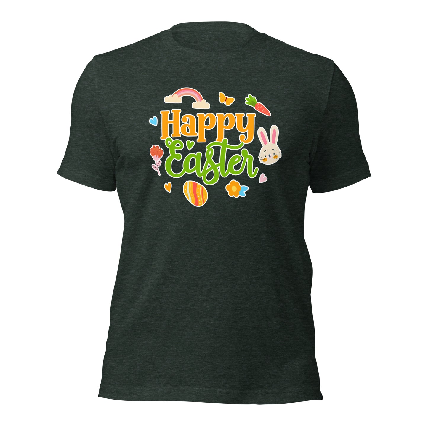 Happy Easter Day Graphic Unisex Adult Dark Shirt