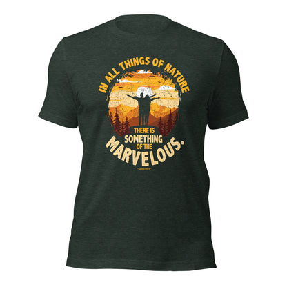 In All Things Of Nature There Is Something Unisex Dark Shirt