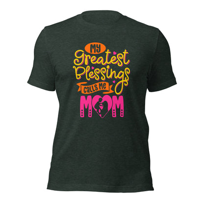 My Greatest Blessings Calls Me Mom Mothers Day Unisex Dark Shirt