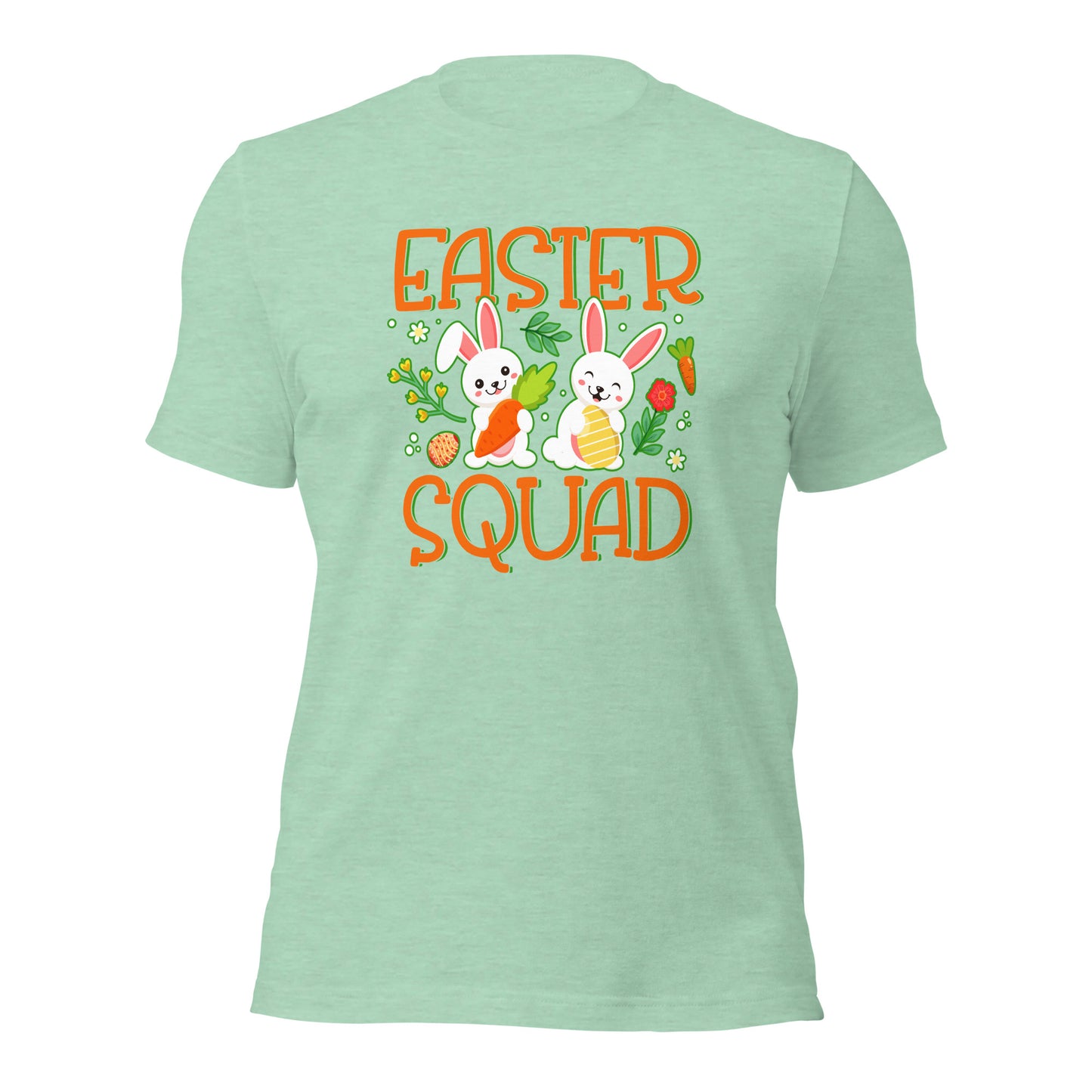 Easter Squad Bunnies Family Matching Unisex Light Shirt