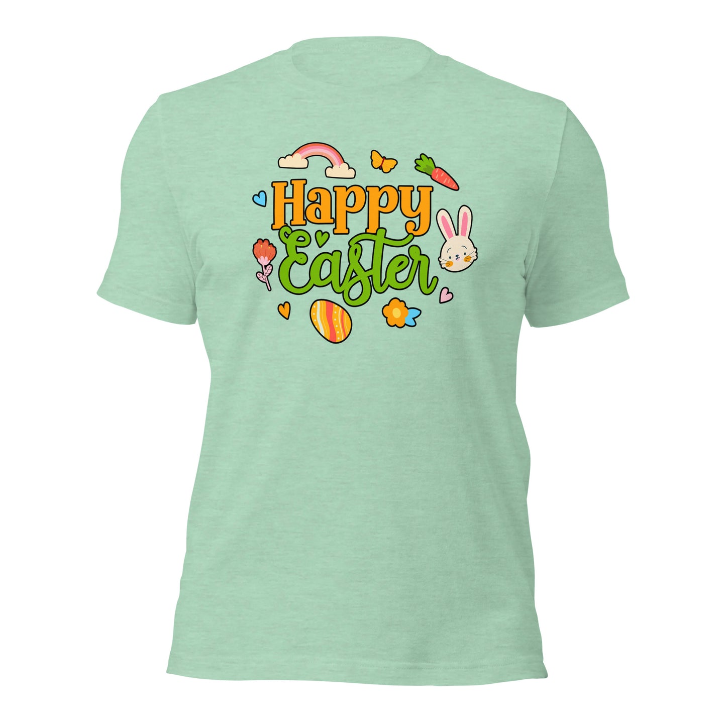 Happy Easter Day Graphic Unisex Adult Light Shirt