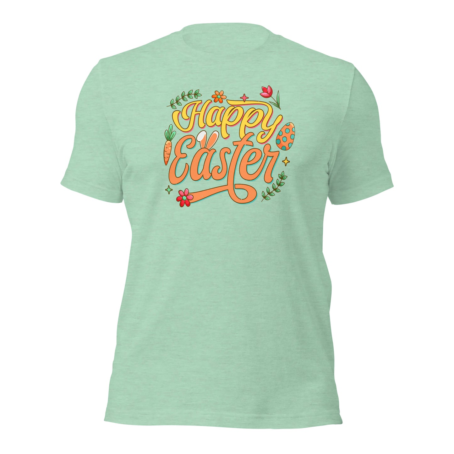 Happy Easter Mens Womens Holiday Unisex Light T-Shirt