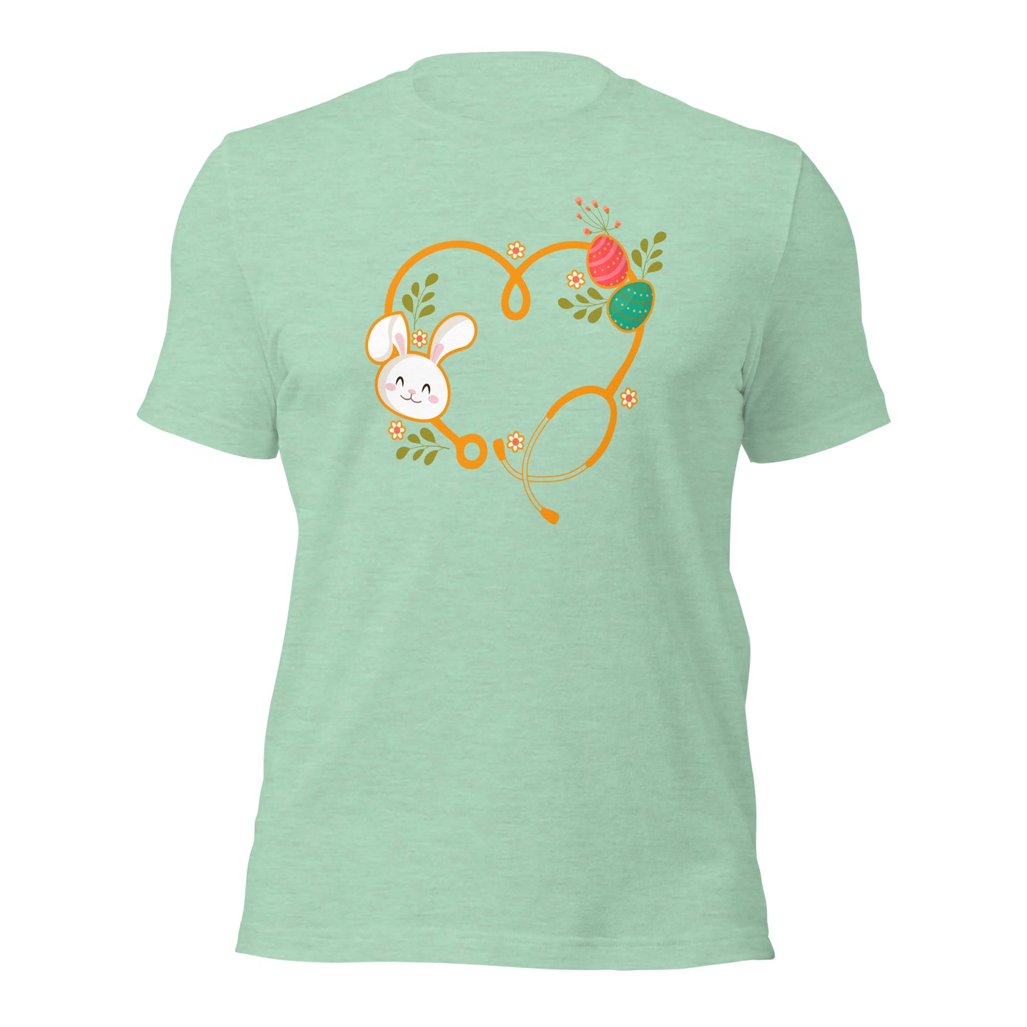 Doctor Easter Bunny Nurse Stethoscope Unisex Light Shirt