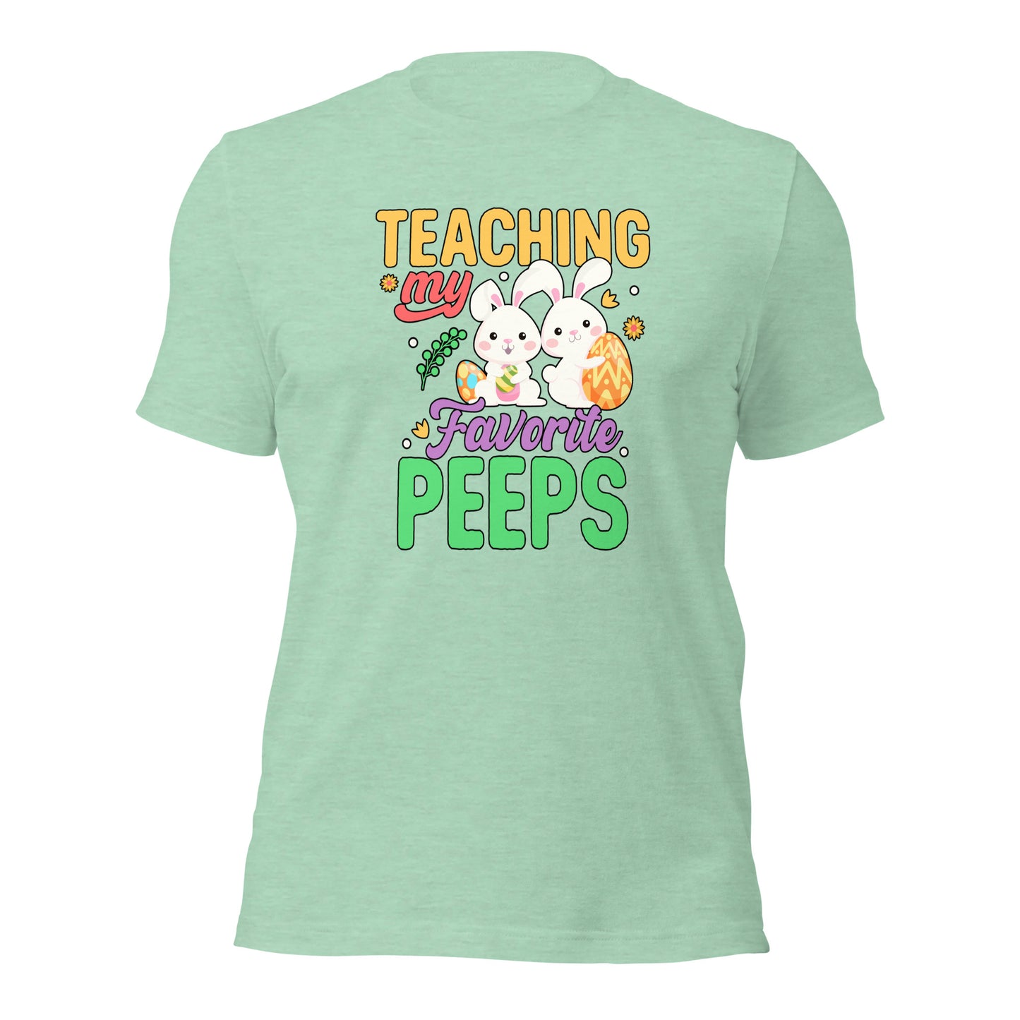 Teachers Easter Shirt Teaching My Favorite Peeps Tee Light Shirt