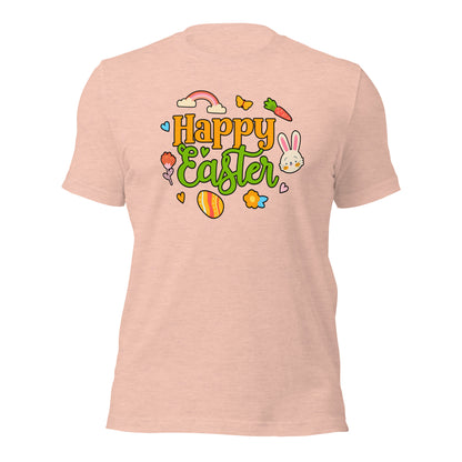 Happy Easter Day Graphic Unisex Adult Light Shirt