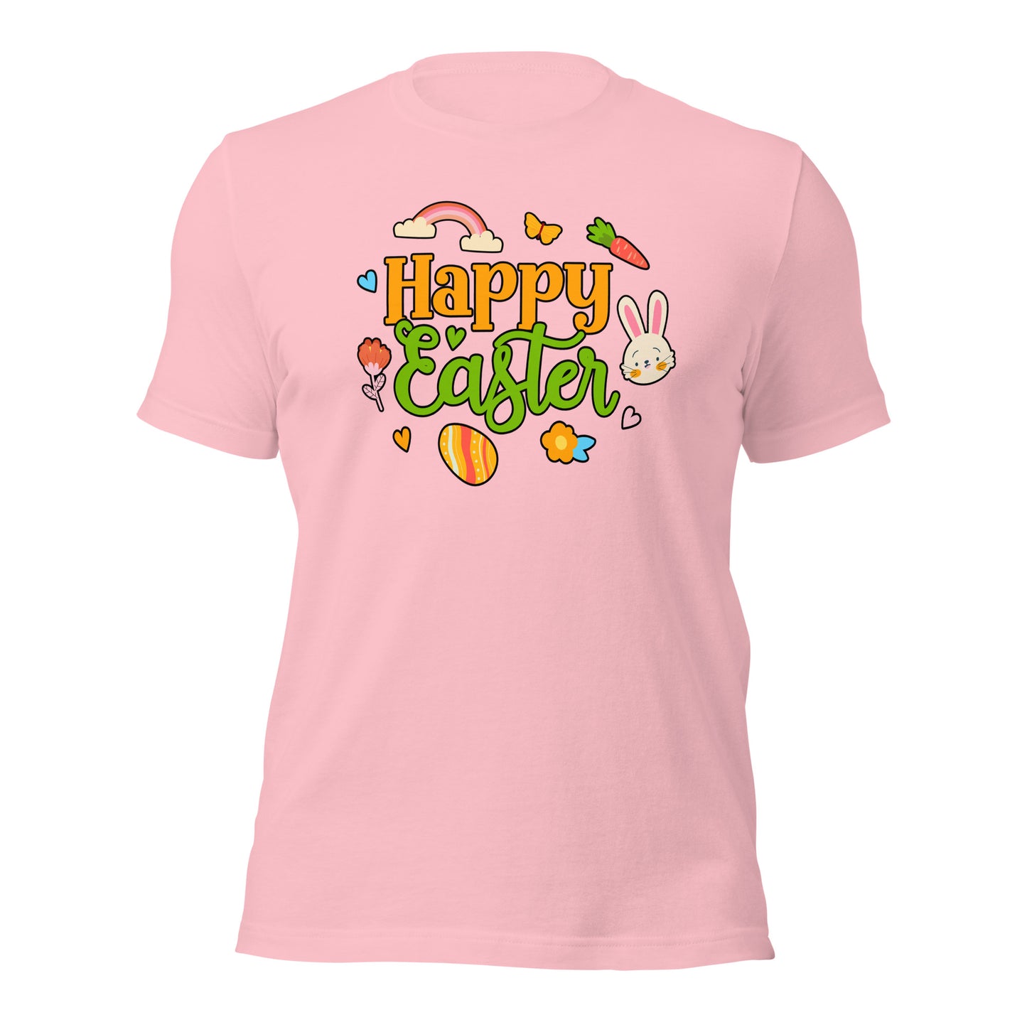 Happy Easter Day Graphic Unisex Adult Light Shirt