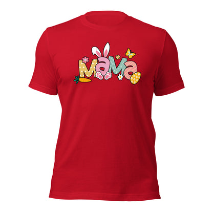 Mama Bunny Easter Women's Dark T-Shirt Gift For Mom