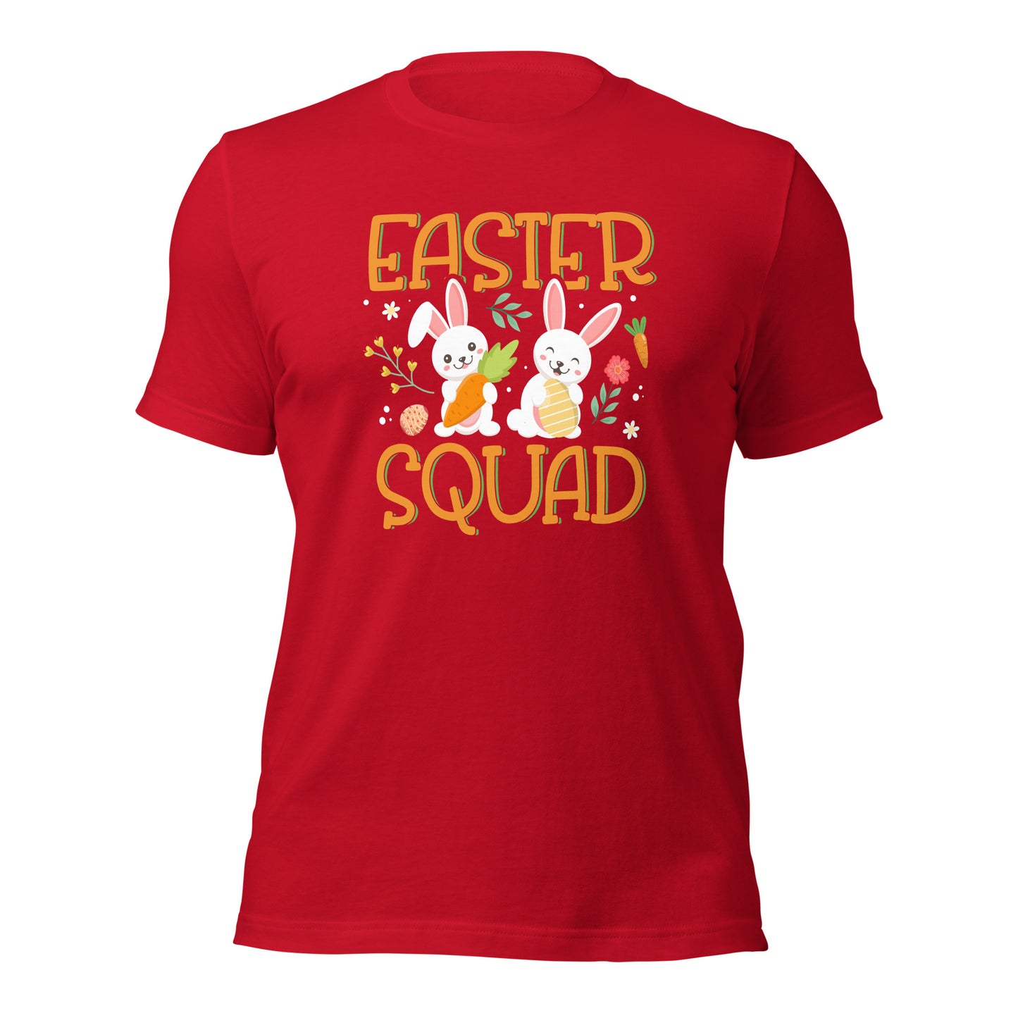 Easter Squad Bunnies Family Matching Unisex Dark Shirt