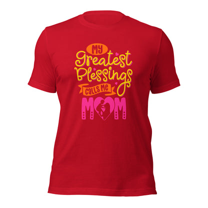 My Greatest Blessings Calls Me Mom Mothers Day Unisex Dark Shirt