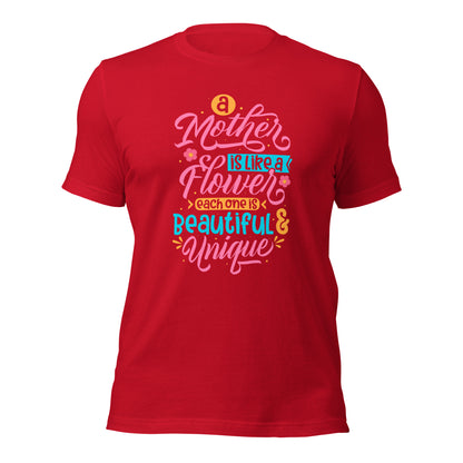 Mother's Day A Mother Is Like A Flower Unisex Dark Shirt