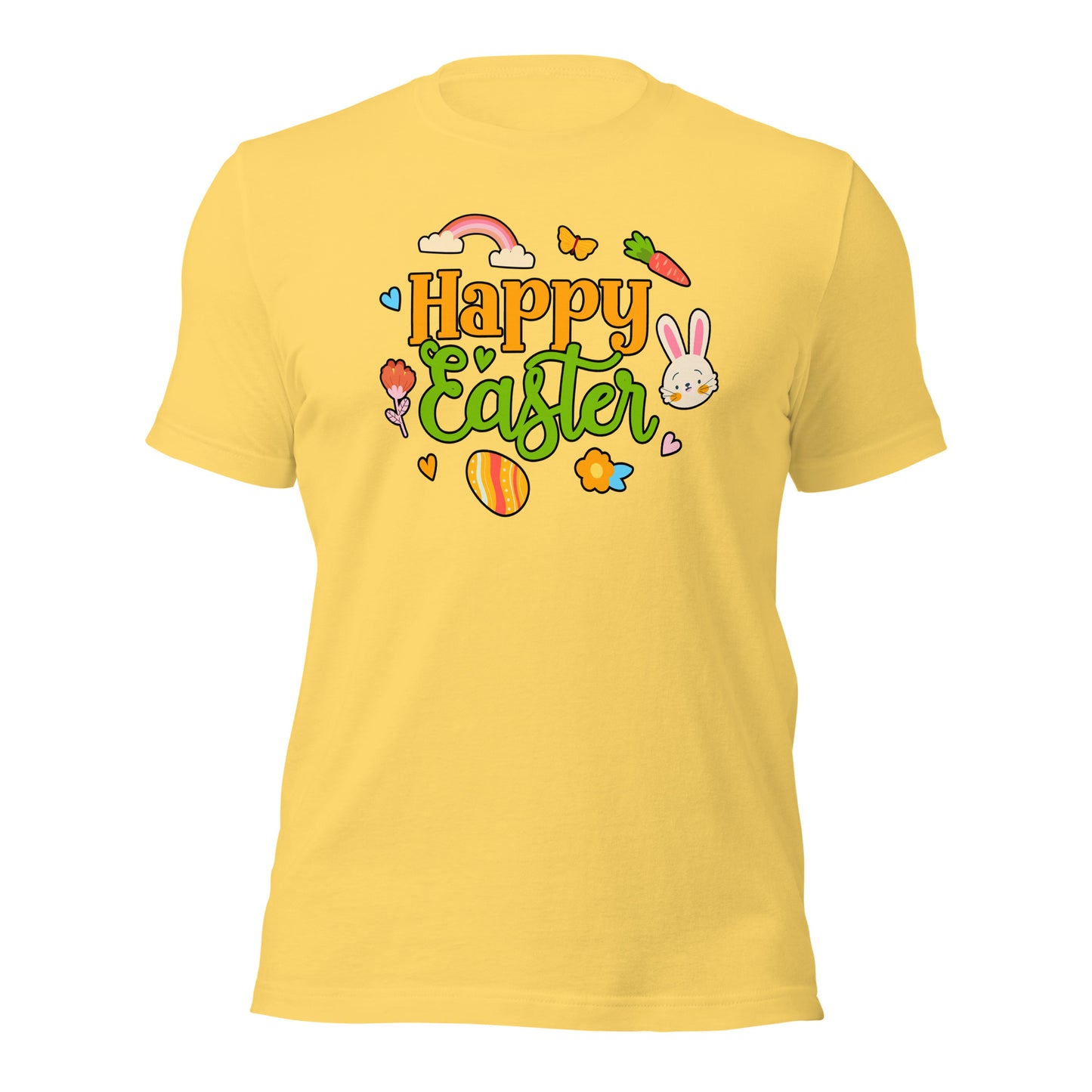 Happy Easter Day Graphic Unisex Adult Light Shirt