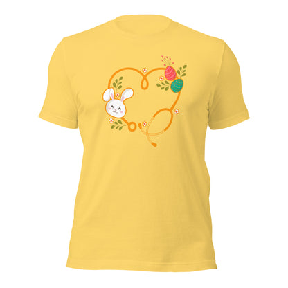 Doctor Easter Bunny Nurse Stethoscope Unisex Light Shirt