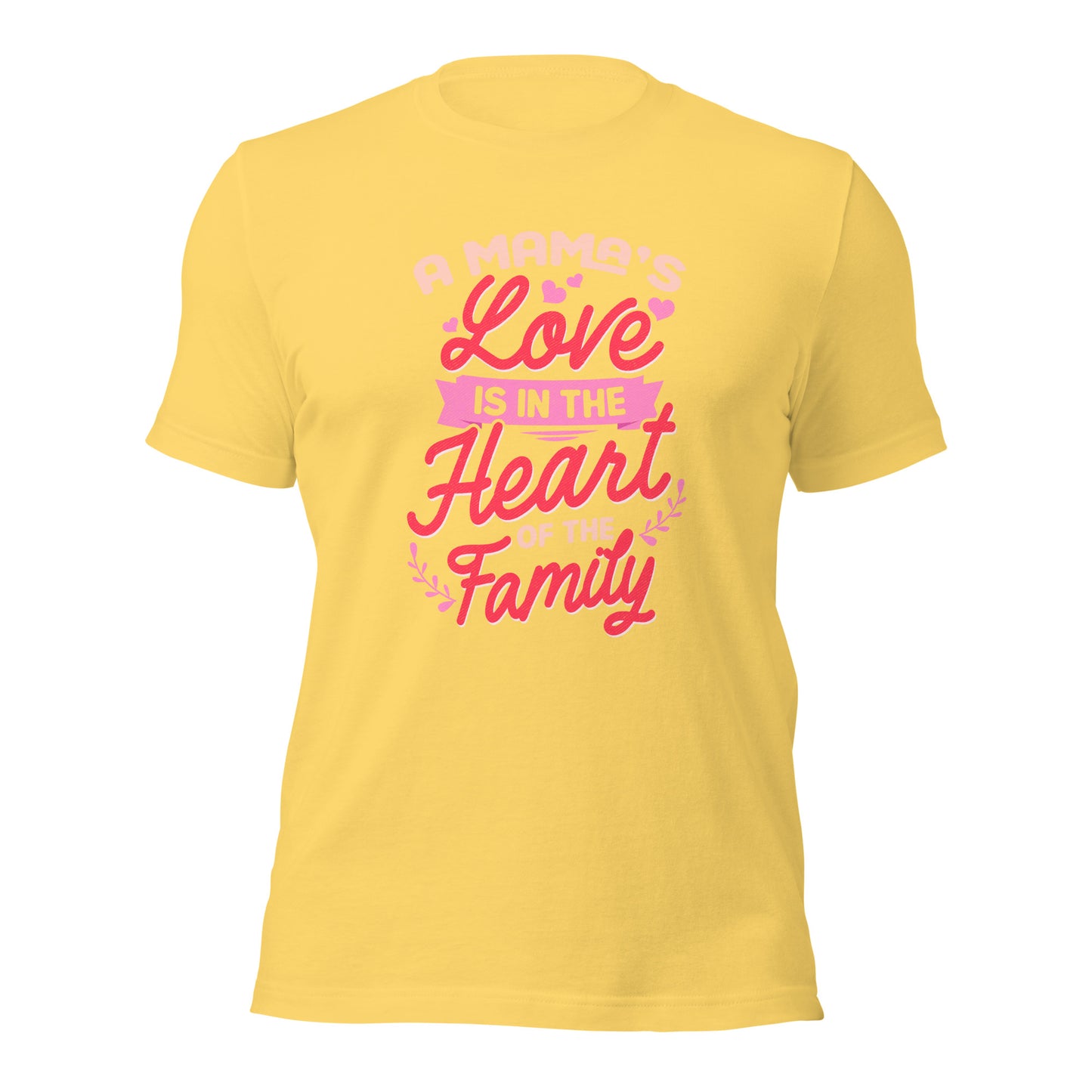 A Mama's Love Is In The Heart Of The Family Mothers Light Shirt